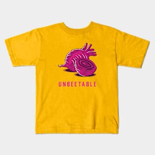 "Unbeetable" pun design Kids T-Shirt